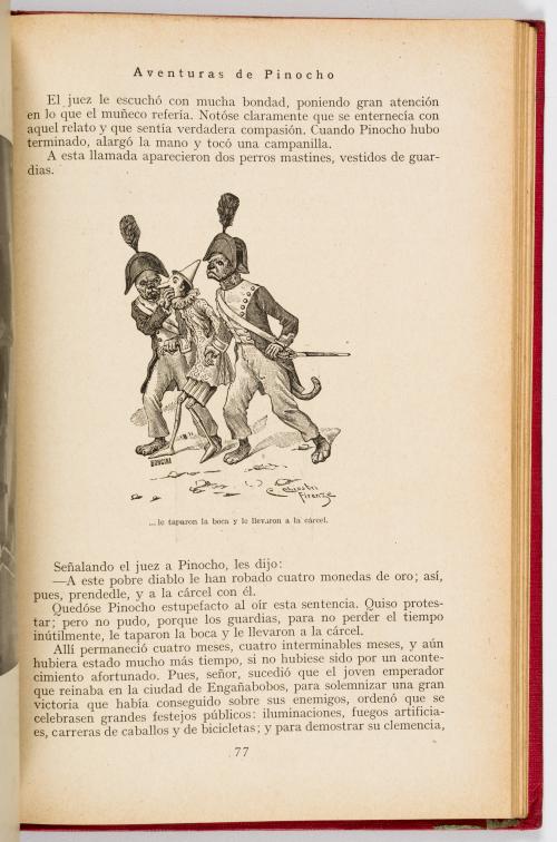 Collodi, Carlo : Aventuras de Pinocho. Libro ilustrado