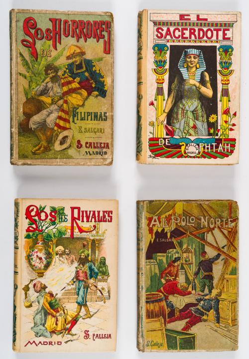 Salgari, Emilio. : 4 libros de la Casa Editorial Callejas