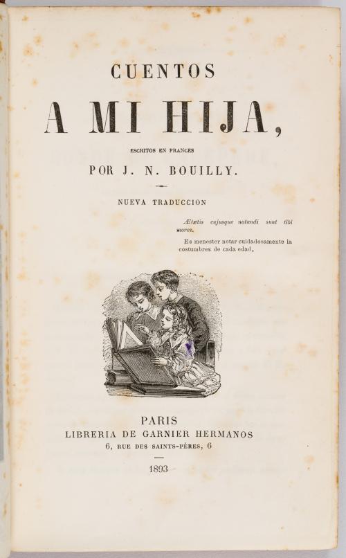 Bouilly, Jean-Nicolas  : Cuentos a mi hija