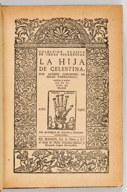 Salas Barbadillo, Alonso Geronimo : Colección Clásica de ob