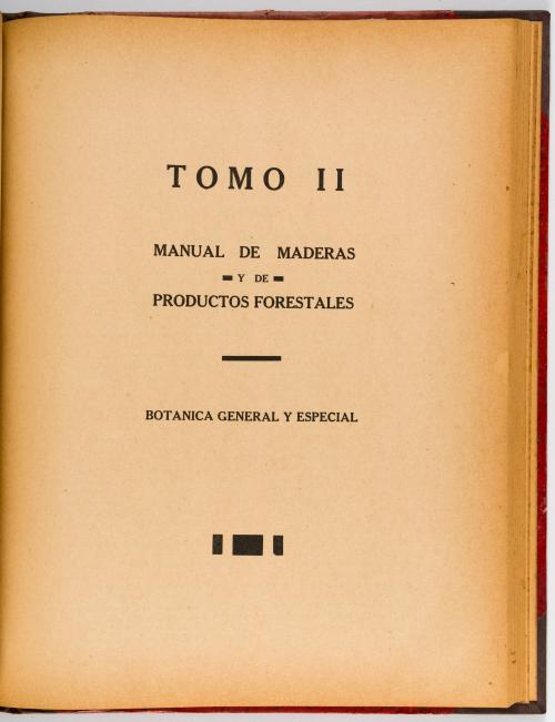 Duque Jaramillo, M. : Manual de bosques y maderas tropicale