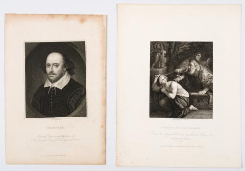 Colección de grabados europeos del siglo XIX con vistas urb