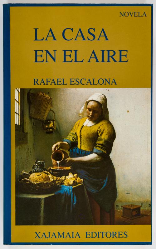 Escalona, Rafael : La casa en el aire. Ejemplar firmado