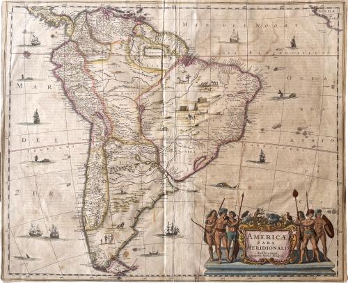 Hondius, Henricus : Americae pars meridionalis