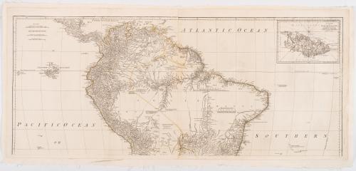 Anville, Jean-Baptiste Bourguignon d’ : A map of South Amer