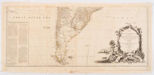 Anville, Jean-Baptiste Bourguignon d’ : A map of South Amer