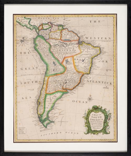 Colección de mapas de América del Sur entre los siglos XVII