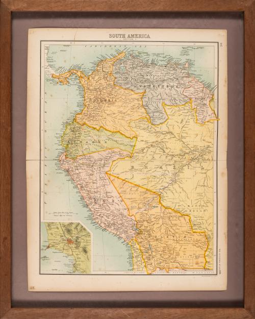 Colección de mapas de América del Sur entre los siglos XVII