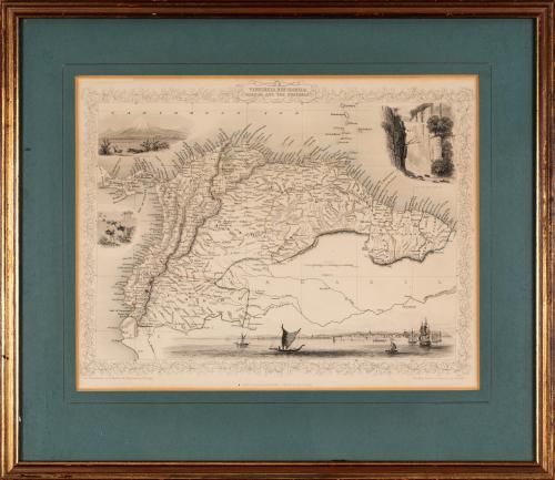 Colección de mapas decorativos de América grabados por John