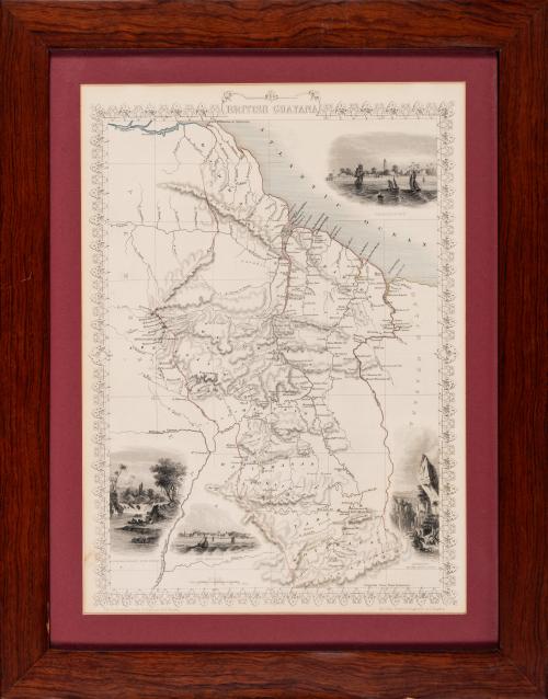 Colección de mapas decorativos de América grabados por John