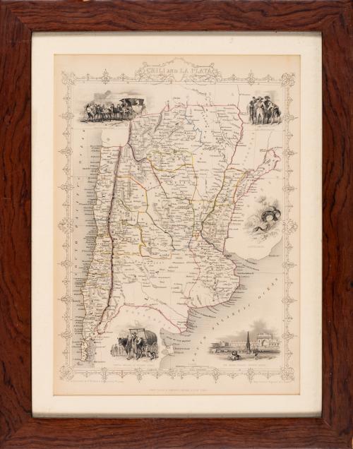 Colección de mapas decorativos de América grabados por John