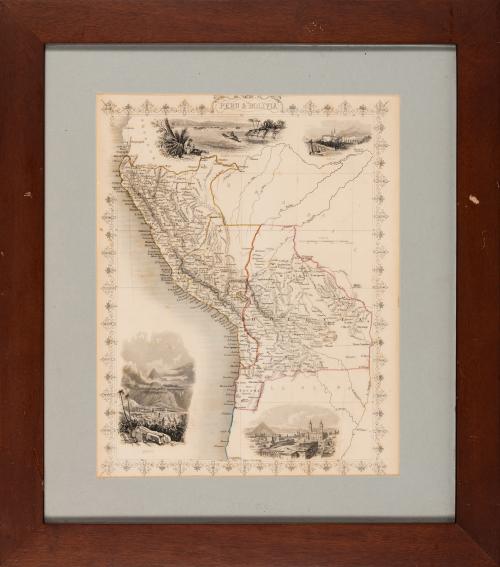 Colección de mapas decorativos de América grabados por John