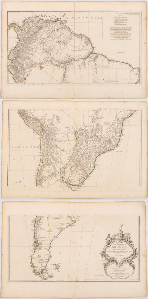 Anville, Jean-Baptiste Bourguignon d’ : Amérique méridional
