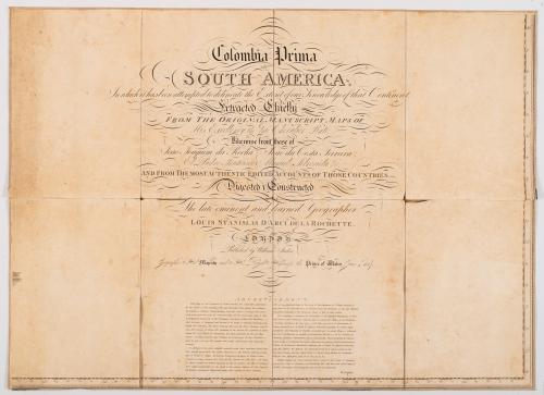 Delarochette, Louis Stanislas Darcy de la  : Colombia Prima