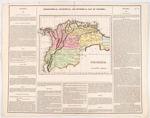 Carey & Lea : [2 mapas] Geographical, Statistical and Histo