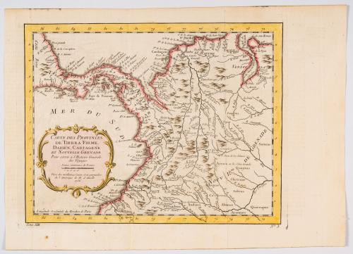 Bellin, Jacques Nicolas : [2 mapas de Colombia] Carte des P