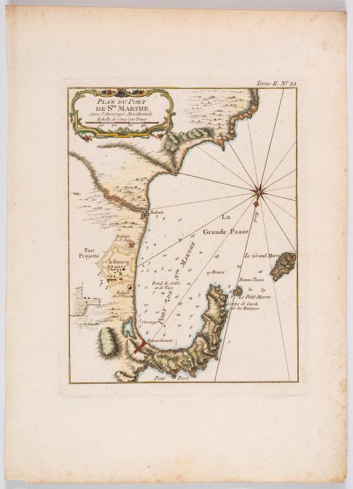 Bellin, Jacques Nicolas : [Santa Marta y Cispatá] Plan du P