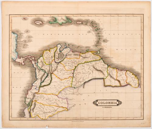 Colección de mapas de Colombia y regiones adyacentes (siglo