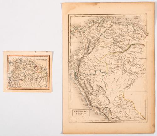 Colección de mapas de Colombia y regiones adyacentes (siglo