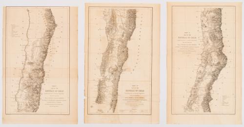 Gilliss, James Melville : [Mapas de Chile] Map of the Repub