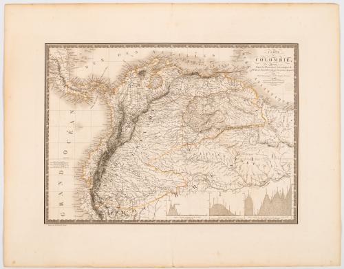 Hubert Brué, Adrien; Humboldt, Alexander von : Carte de Col