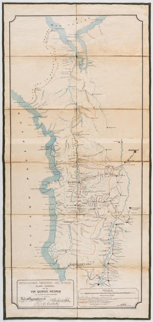 White, Roberto J. : Intendencia Nacional del Chocó. Plano g