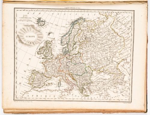  Malte-Brun, Conrad; Lapie, Pierre : Atlas complet du préci