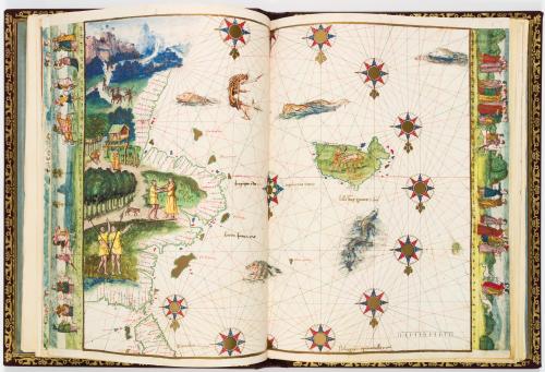 Vallard, Nicolas : Atlas Portulano de Nicolás Vallard de Di