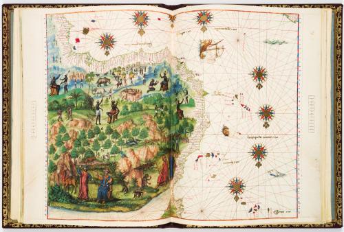 Vallard, Nicolas : Atlas Portulano de Nicolás Vallard de Di