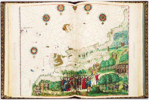 Vallard, Nicolas : Atlas Portulano de Nicolás Vallard de Di