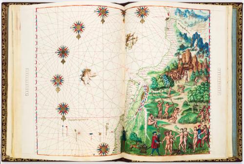 Vallard, Nicolas : Atlas Portulano de Nicolás Vallard de Di