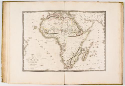 Brué, Adrien Hubert :  [Incluye mapa de Humboldt de Colombi