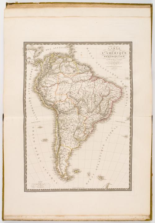 Brué, Adrien Hubert :  [Incluye mapa de Humboldt de Colombi