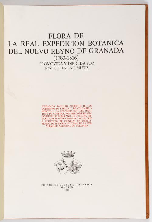Flora de la Expedición Botánica 