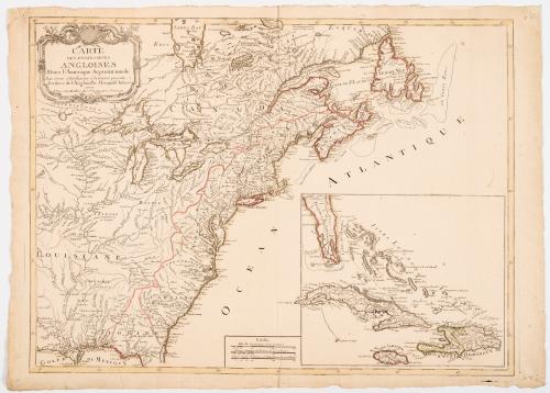 Imbert, J. Leopold : Carte des possessions Angloises dans l