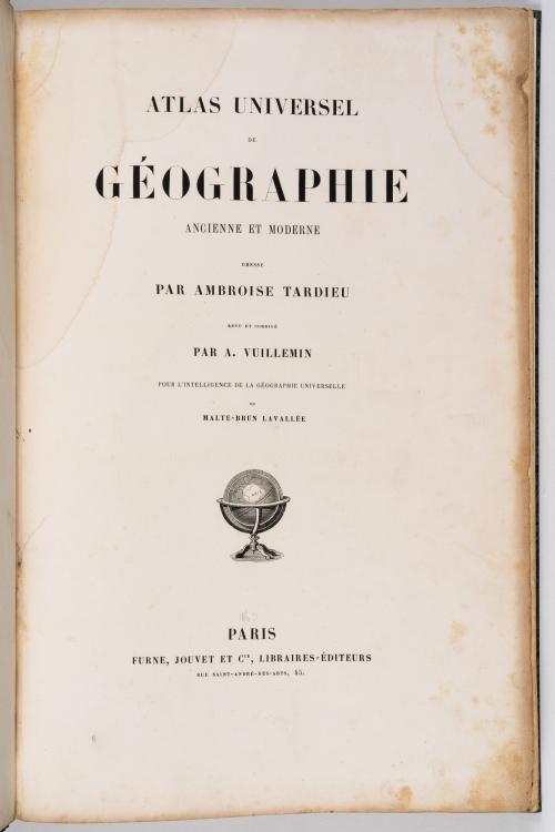 Tardieu, Ambroise; Vuillemin, Alexandre : Atlas universel d