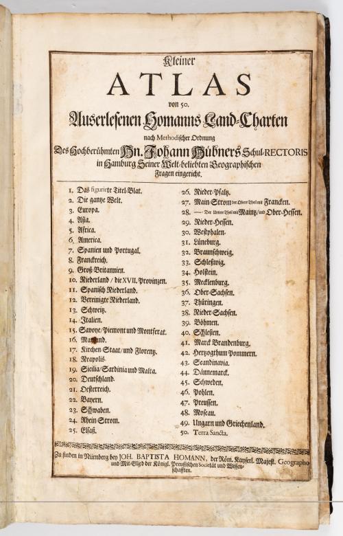 Baptist Homann, Johann  : Atlas Novus Terrarum Orbis Imperi