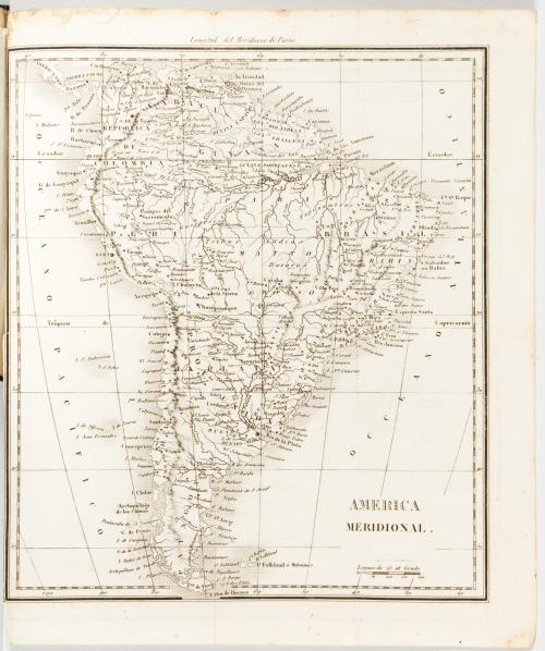 Malte-Brun, Conrad : Atlas geográfico para el uso de las es