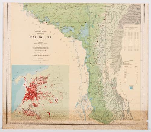 Instituto Geográfico "Agustín Codazzi" : Plano del departam