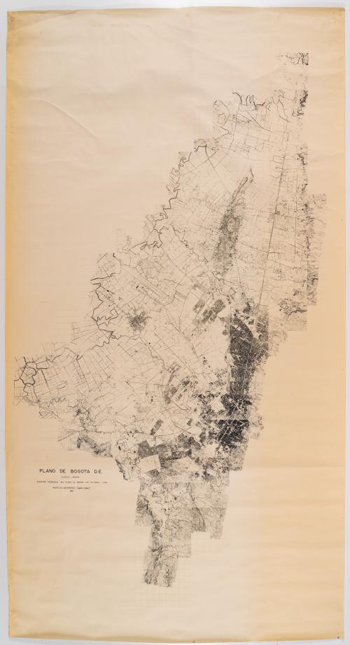 Instituto Geográfico "Agustín Codazzi" : Plano de Bogotá D.