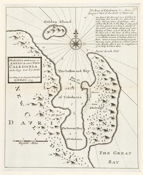 Moll, Herman : The Scots Settlement in America Called New C