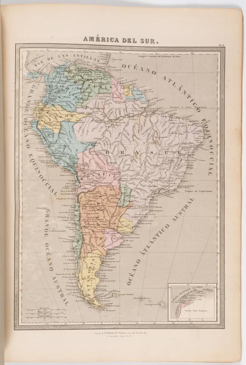 Dufour, Guillaume Henri : Atlas de geografía por A. H. Dufo