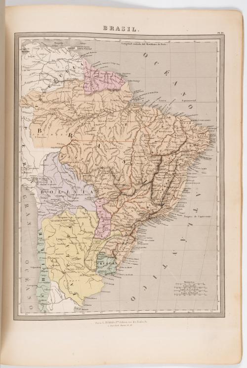 Dufour, Guillaume Henri : Atlas de geografía por A. H. Dufo