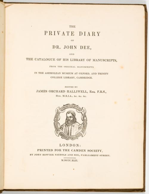  Dee, John; Halliwell-Phillipps, J. O. (James Orchard) : [E