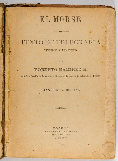 Colección de libros sobre telegrafía