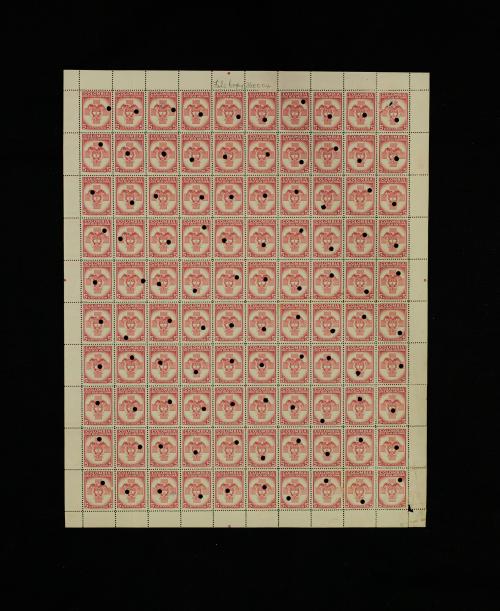 Cruz Roja Colombiana (1951) - Pliego de Archivo Waterlow &