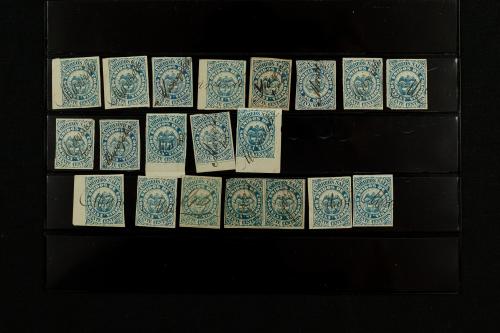 Estampillas de los Estados Unidos de Colombia (20 centavos)
