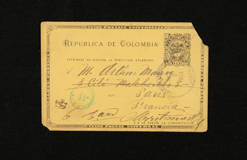 Historia Postal de Colombia - Encomiendas, Sobres y Papeler