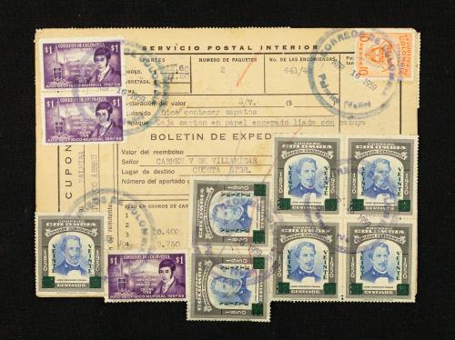 Historia Postal de Colombia - Encomiendas, Sobres y Papeler