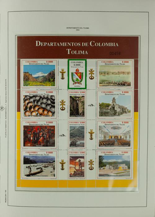 Álbum de Colombia - Emisiones Regionales y Pliegos Temático